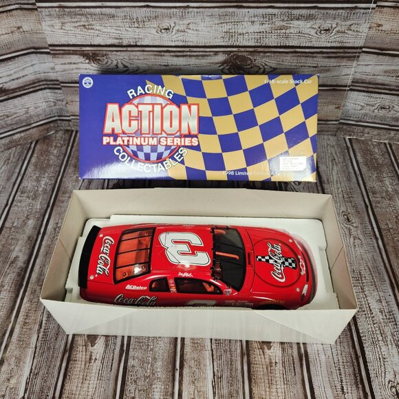 New Action Platinum Series Dale Earnhardt #3 Coca Cola 1998 Monte Carlo 1:18 NIB - Picture 11 of 13